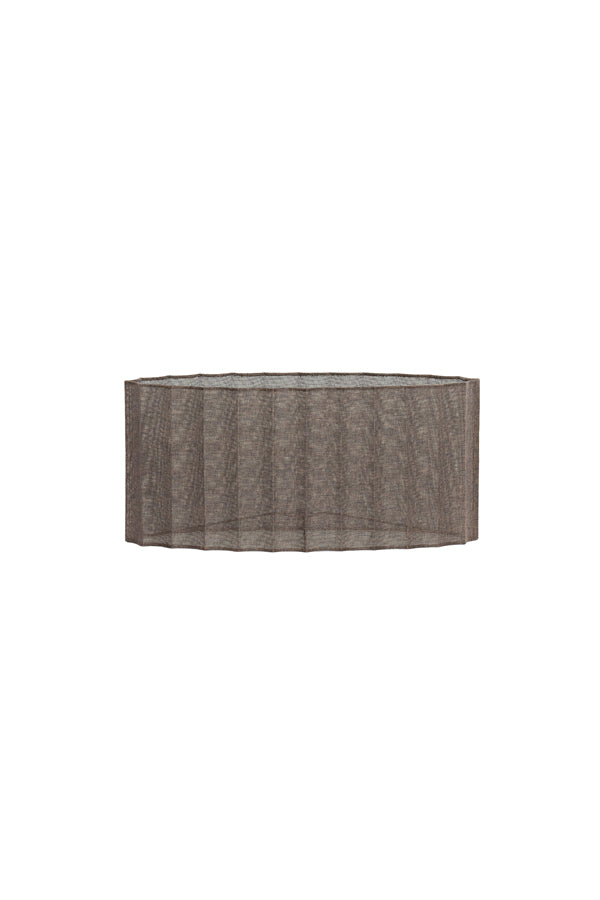 Light & Living Lamp Shades Shade oval straight slim 38-17,5-19 cm DISLI linen brown House of Isabella UK