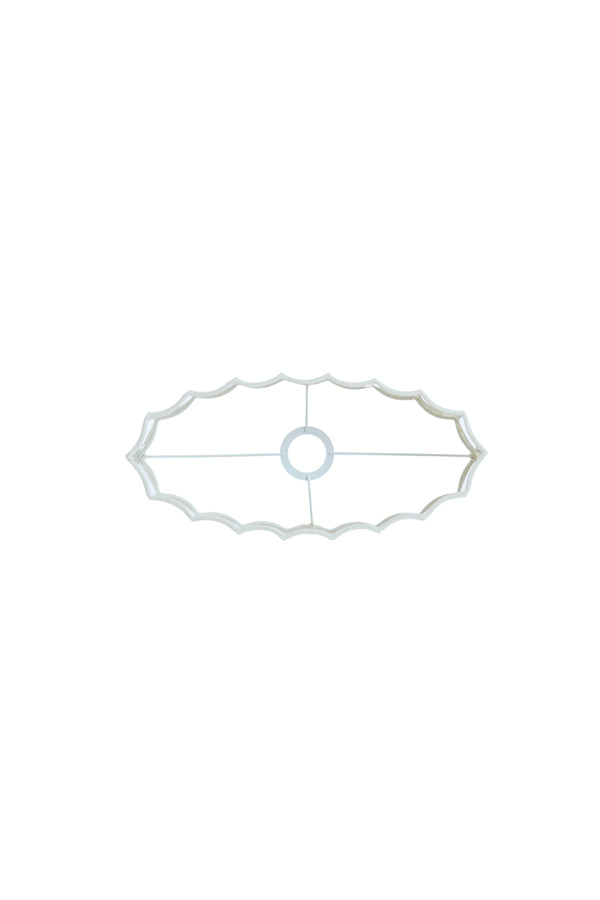 Light & Living Lamp Shades Shade oval straight slim 38-17,5-19 cm DISLI linen cream House of Isabella UK