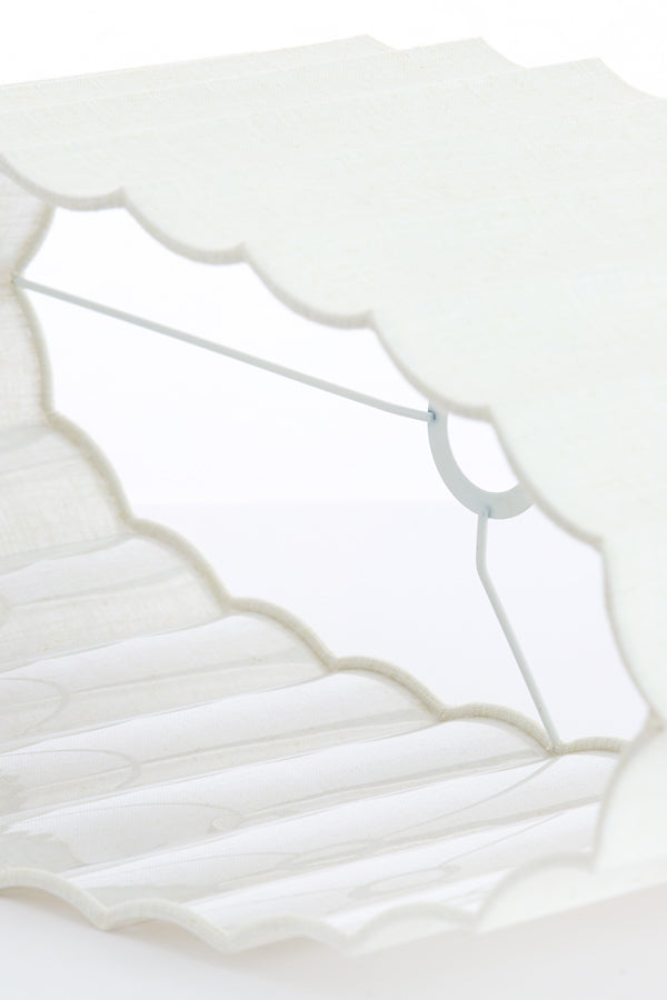 Light & Living Lamp Shades Shade oval straight slim 38-17,5-19 cm DISLI linen cream House of Isabella UK