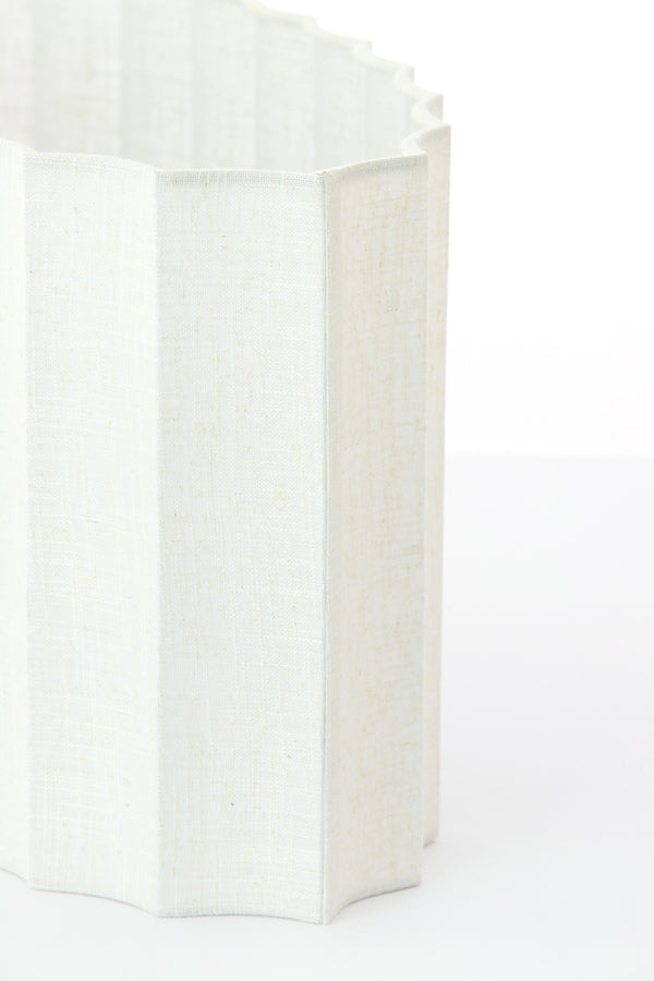 Light & Living Lamp Shades Shade oval straight slim 38-17,5-19 cm DISLI linen cream House of Isabella UK