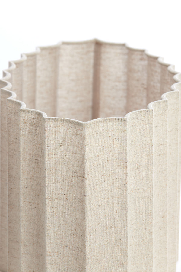 Light & Living Lamp Shades Shade oval straight slim 38-17,5-19 cm DISLI natural House of Isabella UK