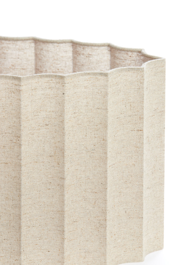 Light & Living Lamp Shades Shade oval straight slim 38-17,5-19 cm DISLI natural House of Isabella UK