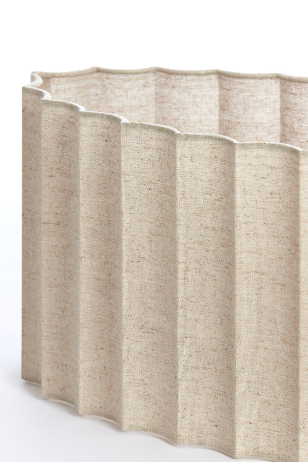 Light & Living Lamp Shades Shade oval straight slim 38-17,5-19 cm DISLI natural House of Isabella UK