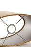 Light & Living Lamp Shades Shade oval straight slim 38-17,5-19 cm GEMSTONE bronze House of Isabella UK