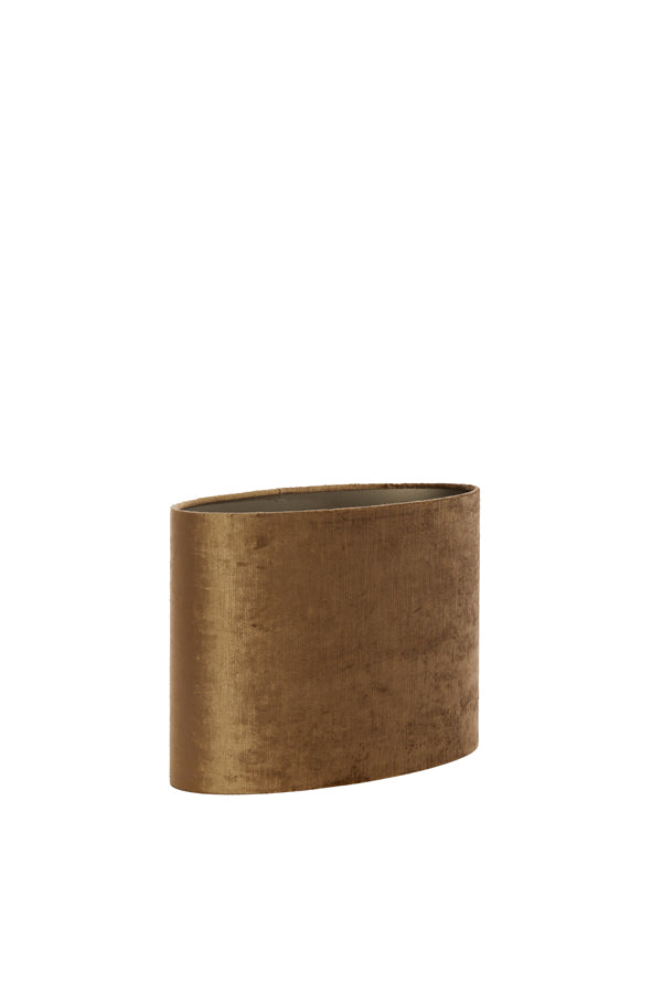 Light & Living Lamp Shades Shade oval straight slim 38-17,5-19 cm GEMSTONE bronze House of Isabella UK