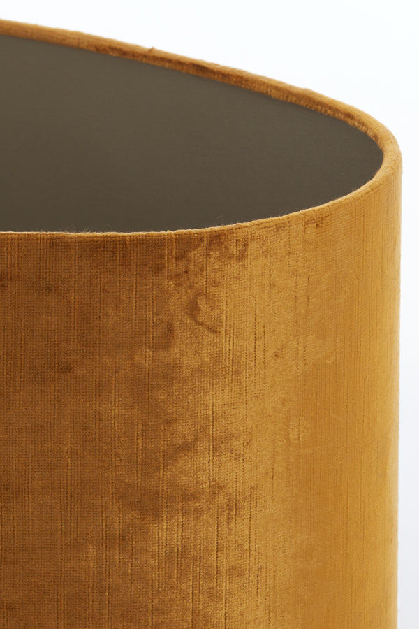 Light & Living Lamp Shades Shade oval straight slim 38-17,5-19 cm GEMSTONE gold House of Isabella UK