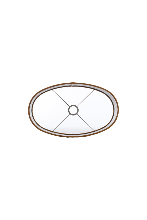 Light & Living Lamp Shades Shade oval straight slim 38-17,5-19 cm GEMSTONE gold House of Isabella UK