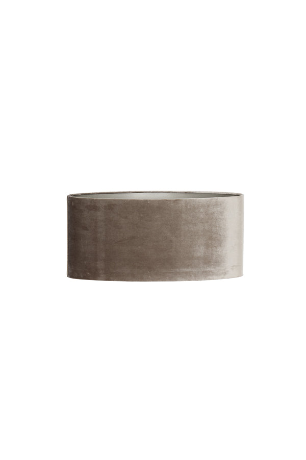 Light & Living Lamp Shades Shade oval straight slim 38-17,5-19 cm PALATA taupe House of Isabella UK
