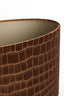 Light & Living Lamp Shades Shade oval straight slim 38-17,5-19 cm PRAYA brown House of Isabella UK