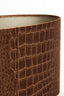Light & Living Lamp Shades Shade oval straight slim 38-17,5-19 cm PRAYA brown House of Isabella UK