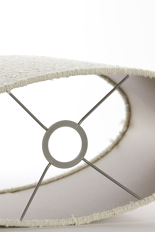 Light & Living Lamp Shades Shade oval straight slim 38-17,5-28 cm BOLERO white House of Isabella UK