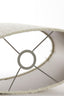 Light & Living Lamp Shades Shade oval straight slim 38-17,5-28 cm BOLERO white House of Isabella UK
