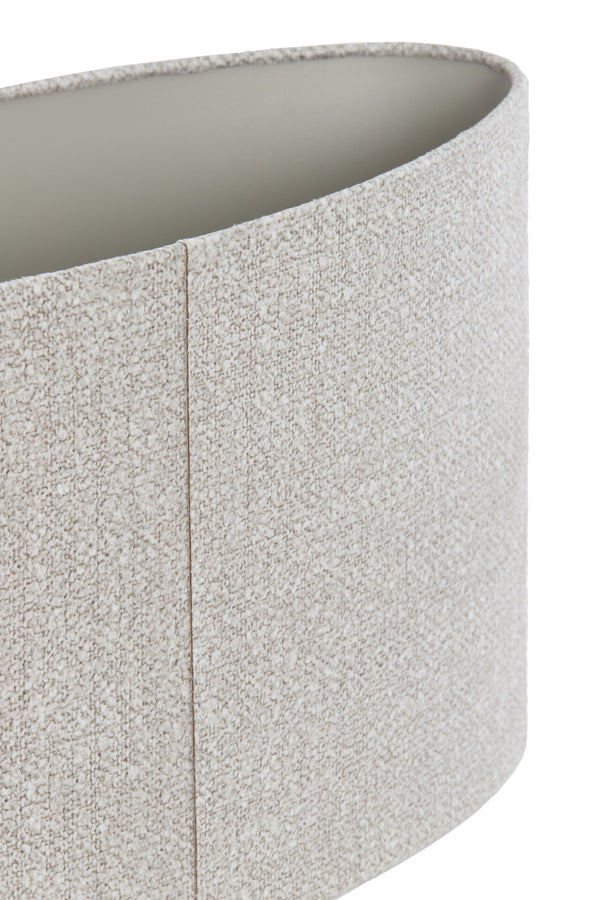 Light & Living Lamp Shades Shade oval straight slim 38-17,5-28 cm BRANDY beige House of Isabella UK