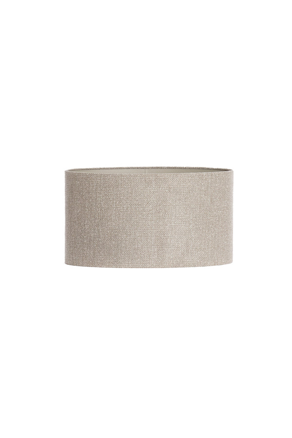 Light & Living Lamp Shades Shade oval straight slim 38-17,5-28 cm BRANDY beige House of Isabella UK
