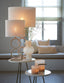 Light & Living Lamp Shades Shade oval straight slim 38-17,5-28 cm BRESKA pearl white House of Isabella UK