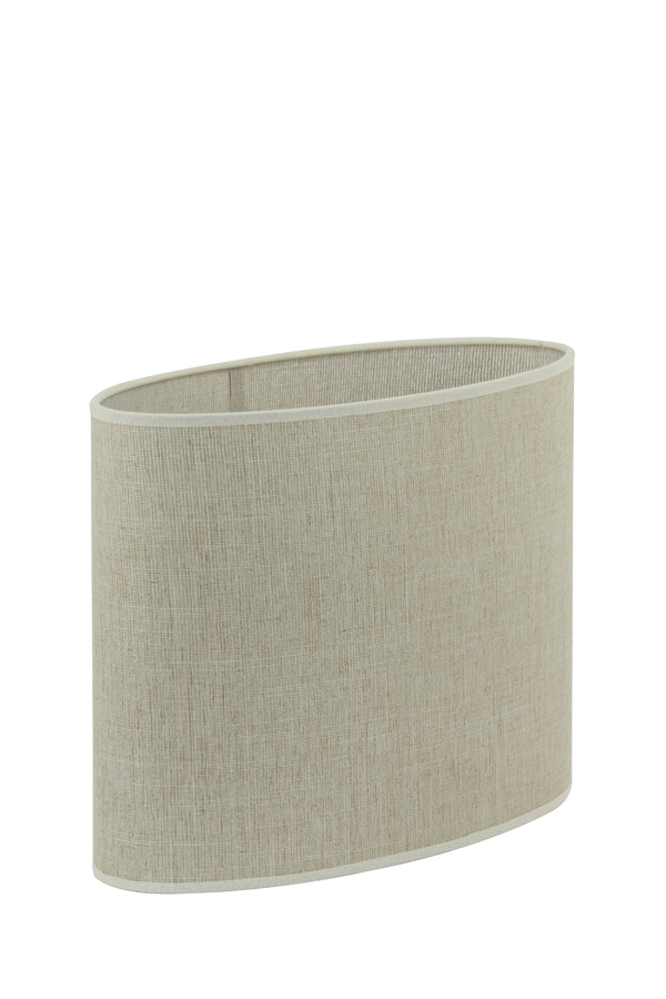 Light & Living Lamp Shades Shade oval straight slim 38-17,5-28 cm BRESKA pearl white House of Isabella UK