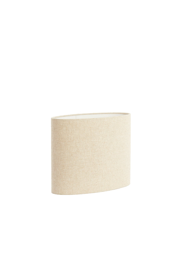 Light & Living Lamp Shades Shade oval straight slim 38-17,5-28 cm LIVIGNO natural House of Isabella UK