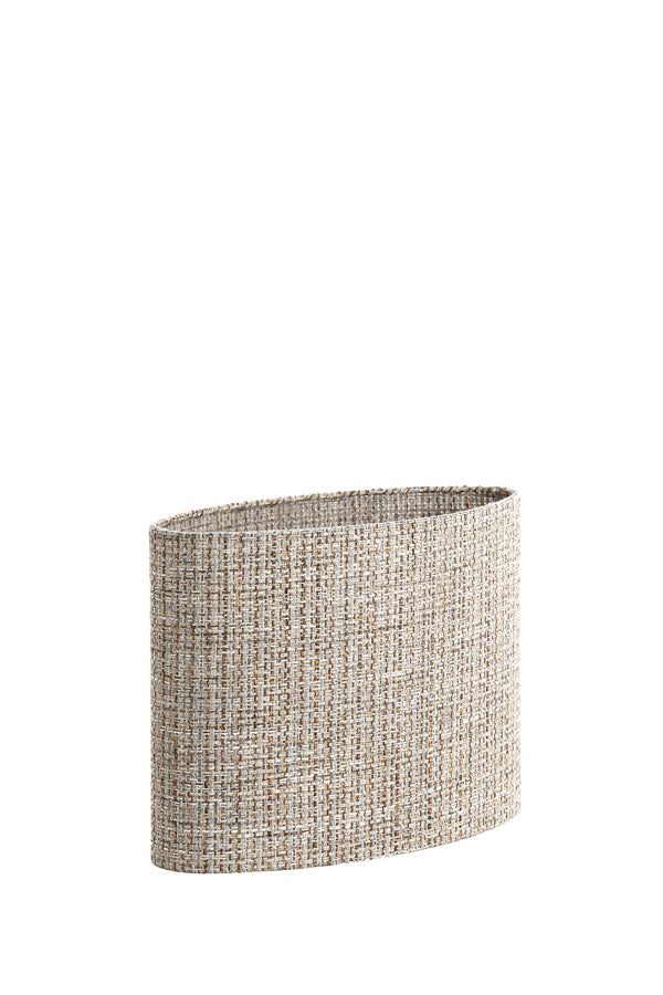 Light & Living Lamp Shades Shade oval straight slim 38-17,5-28 cm OKAVI light brown House of Isabella UK