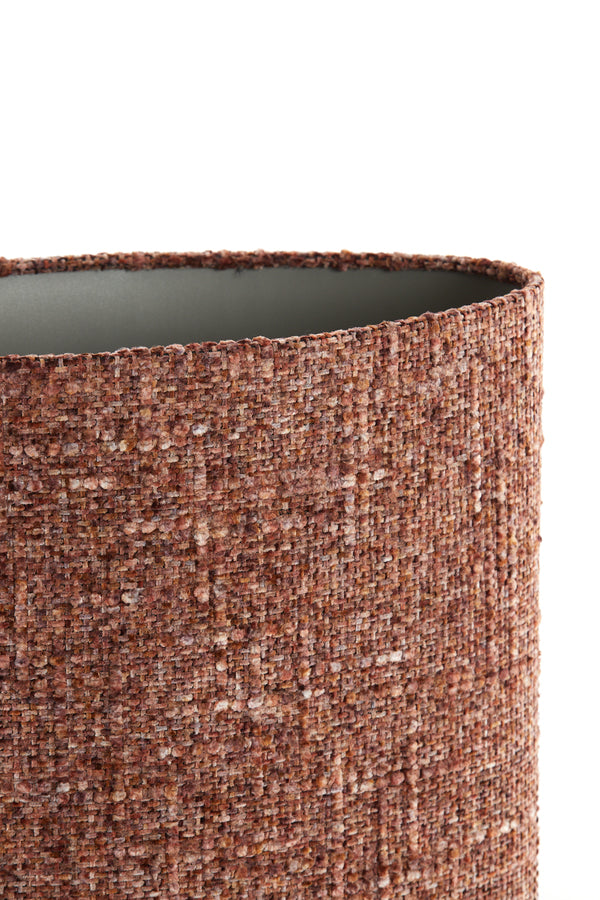 Light & Living Lamp Shades Shade oval straight slim 38-17,5-28 cm OSIRE burgundy House of Isabella UK