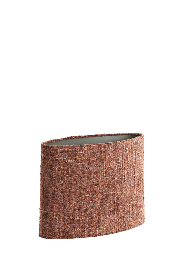 Light & Living Lamp Shades Shade oval straight slim 38-17,5-28 cm OSIRE burgundy House of Isabella UK