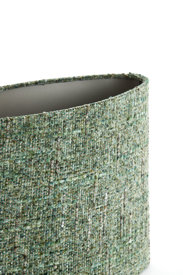 Light & Living Lamp Shades Shade oval straight slim 38-17,5-28 cm OSIRE green House of Isabella UK
