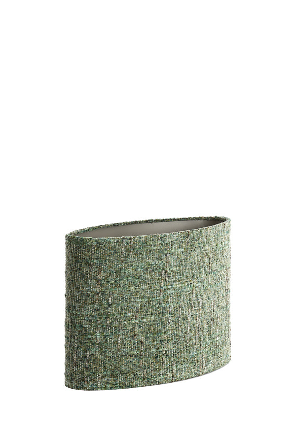 Light & Living Lamp Shades Shade oval straight slim 38-17,5-28 cm OSIRE green House of Isabella UK