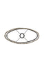 Light & Living Lamp Shades Shade oval straight slim 38-17,5-28 cm OSIRE grey-brown House of Isabella UK