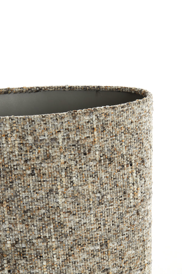 Light & Living Lamp Shades Shade oval straight slim 38-17,5-28 cm OSIRE grey-brown House of Isabella UK