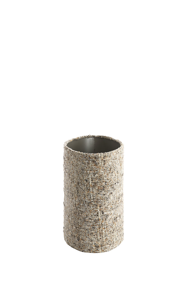 Light & Living Lamp Shades Shade oval straight slim 38-17,5-28 cm OSIRE grey-brown House of Isabella UK
