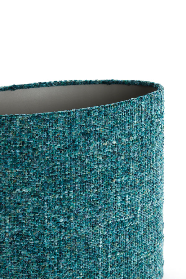 Light & Living Lamp Shades Shade oval straight slim 38-17,5-28 cm OSIRE petrol House of Isabella UK