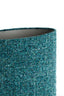 Light & Living Lamp Shades Shade oval straight slim 38-17,5-28 cm OSIRE petrol House of Isabella UK