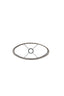 Light & Living Lamp Shades Shade oval straight slim 38-17,5-28 cm PALATA taupe House of Isabella UK