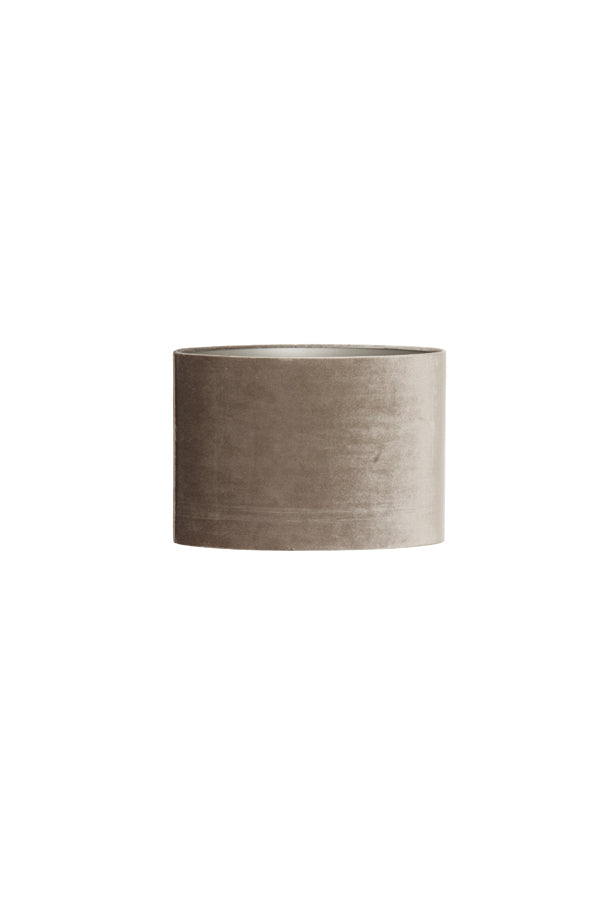 Light & Living Lamp Shades Shade oval straight slim 38-17,5-28 cm PALATA taupe House of Isabella UK
