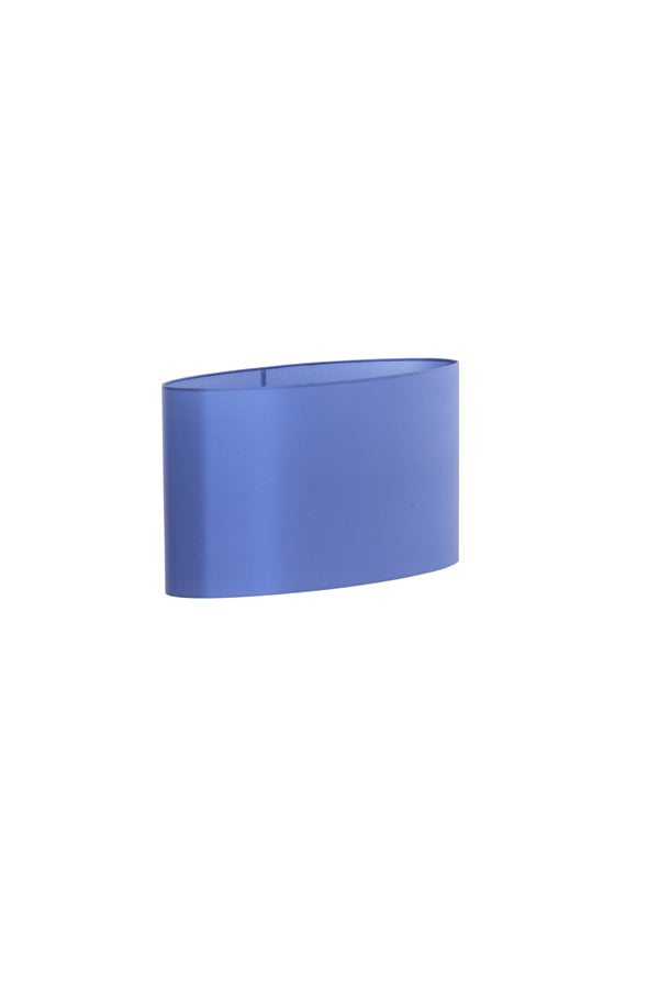 Light & Living Lamp Shades Shade oval straight slim 38-17,5-28 cm PARADOX blue House of Isabella UK