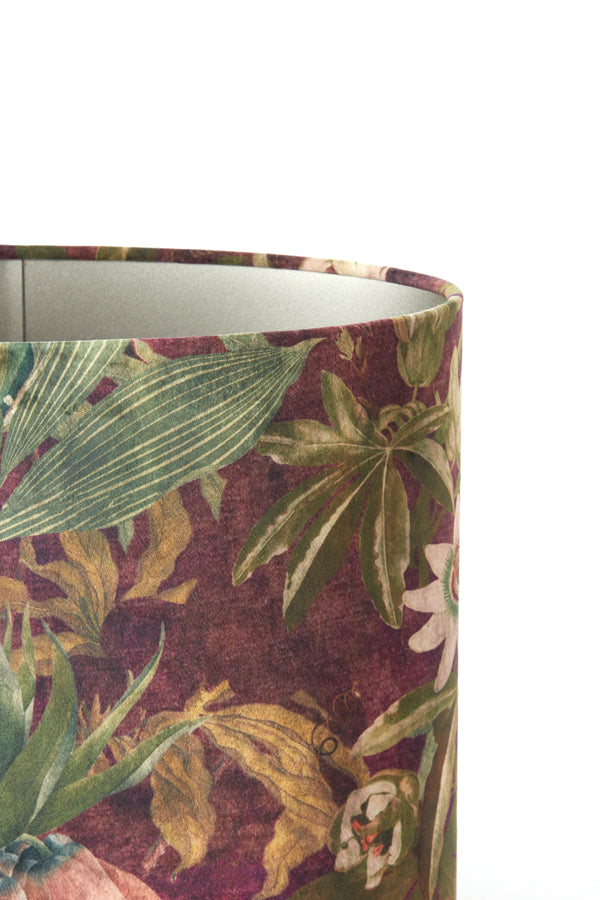 Light & Living Lamp Shades Shade oval straight slim 38-17,5-28 cm PASSION purple House of Isabella UK