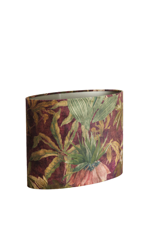 Light & Living Lamp Shades Shade oval straight slim 38-17,5-28 cm PASSION purple House of Isabella UK