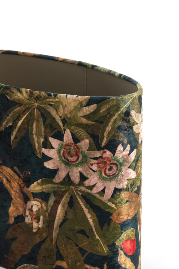 Light & Living Lamp Shades Shade oval straight slim 38-17,5-28 cm PASSION shiny green House of Isabella UK