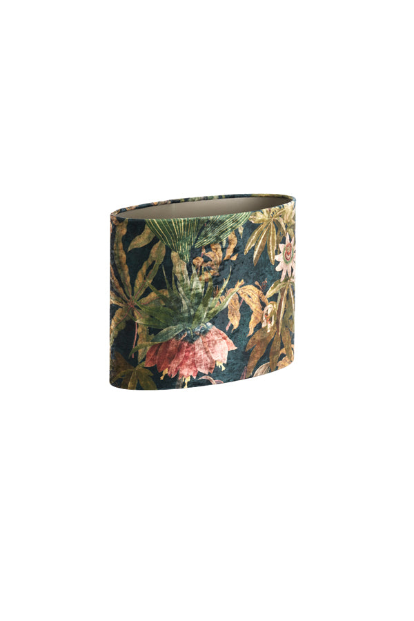 Light & Living Lamp Shades Shade oval straight slim 38-17,5-28 cm PASSION shiny green House of Isabella UK