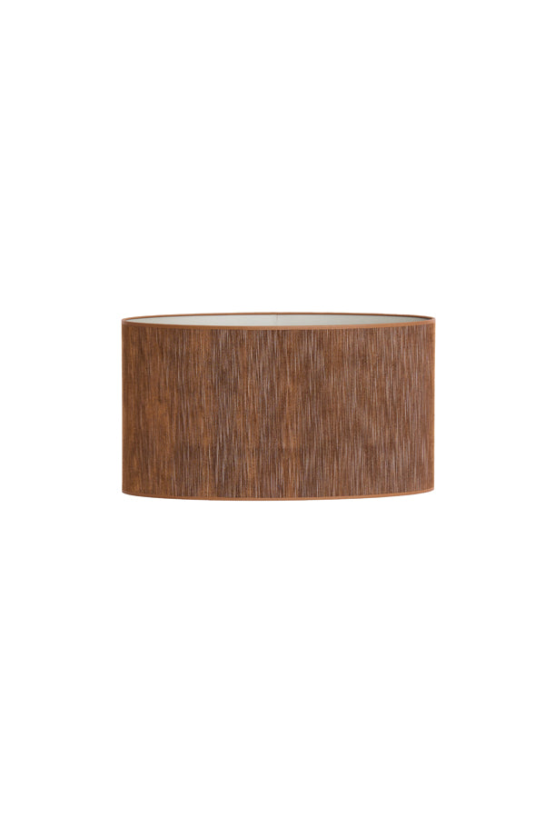 Light & Living Lamp Shades Shade oval straight slim 38-17,5-28 cm PENNY brown House of Isabella UK