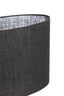 Light & Living Lamp Shades Shade oval straight slim 38-17,5-28 cm SENDAI black House of Isabella UK