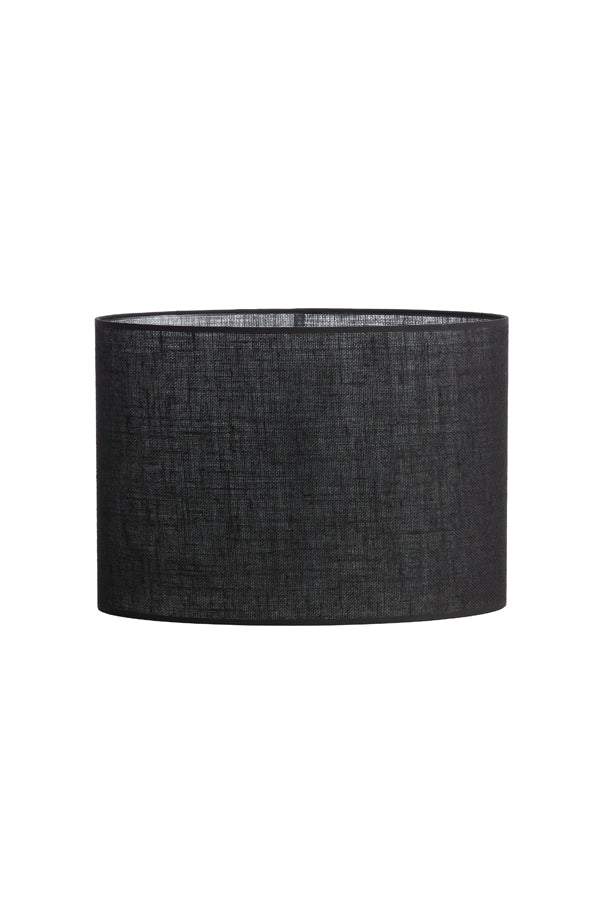 Light & Living Lamp Shades Shade oval straight slim 38-17,5-28 cm SENDAI black House of Isabella UK