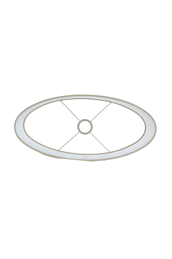Light & Living Lamp Shades Shade oval straight slim 38-17,5-28 cm SENDAI sand House of Isabella UK