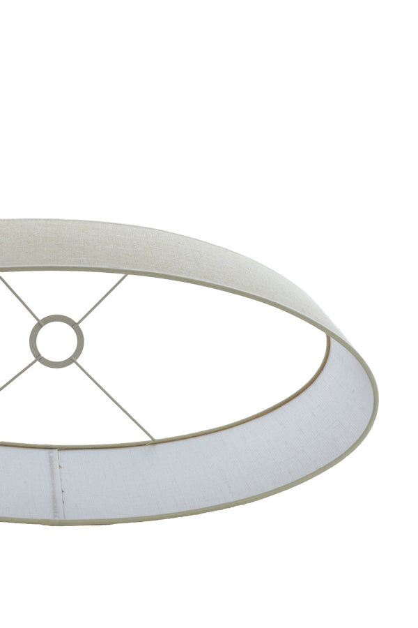 Light & Living Lamp Shades Shade oval straight slim 38-17,5-28 cm SENDAI sand House of Isabella UK