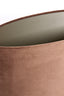 Light & Living Lamp Shades Shade oval straight slim 38-17,5-28 cm VELOURS chocolate brn House of Isabella UK