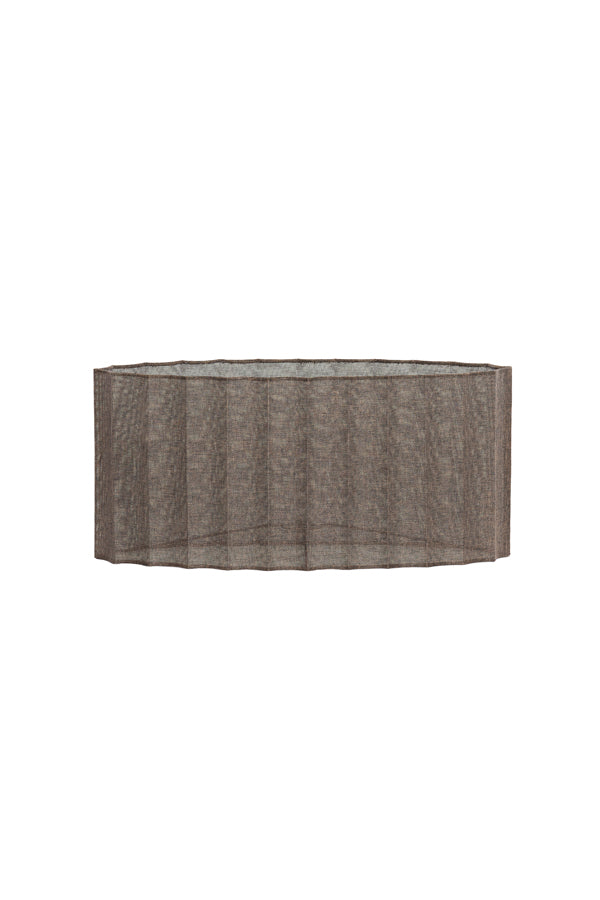 Light & Living Lamp Shades Shade oval straight slim 45-21-22 cm DISLI linen brown House of Isabella UK