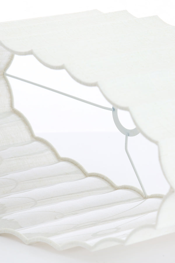 Light & Living Lamp Shades Shade oval straight slim 45-21-22 cm DISLI linen cream House of Isabella UK