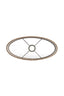 Light & Living Lamp Shades Shade oval straight slim 45-21-22 cm KASSEI beige House of Isabella UK