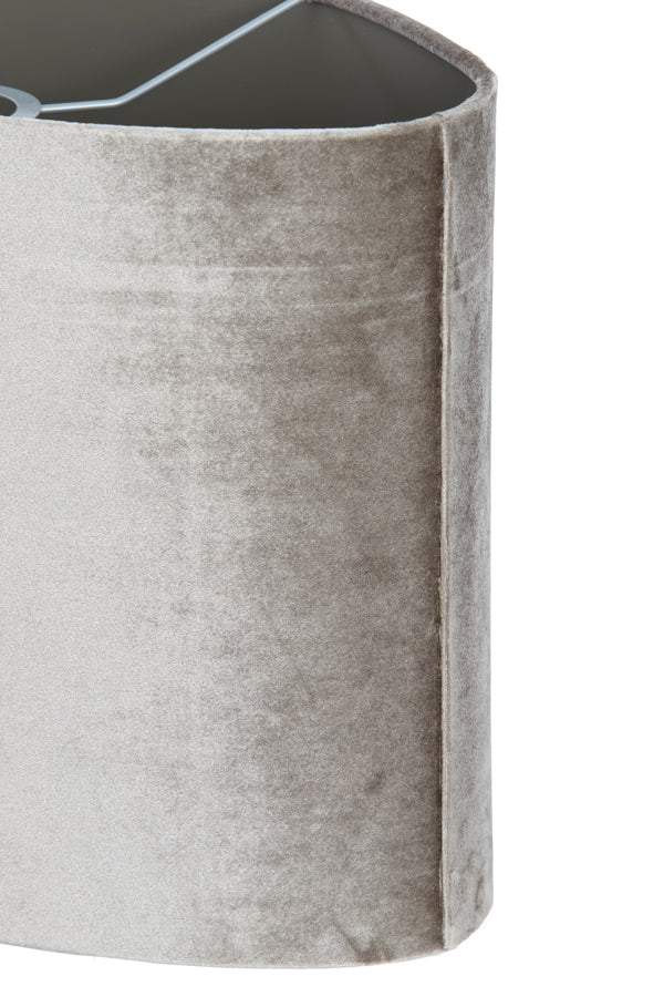 Light & Living Lamp Shades Shade oval straight slim 45-21-22 cm PALATA taupe House of Isabella UK