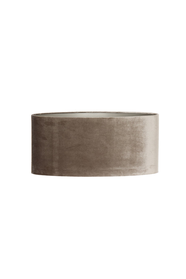 Light & Living Lamp Shades Shade oval straight slim 45-21-22 cm PALATA taupe House of Isabella UK