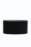 Light & Living Lamp Shades Shade oval straight slim 45-21-22 cm VELOURS black-taupe House of Isabella UK